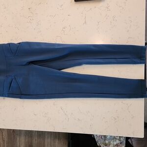 Betabrand Dress Pant Yoga Pants | Size S | Dark Teal | Stretch Work Leggings